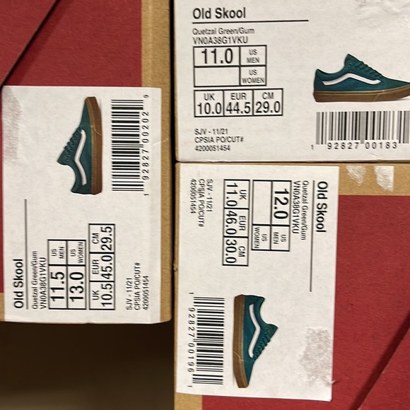 Vans Old Skool Quetzal Green / Gum mens - Picture 16 of 16